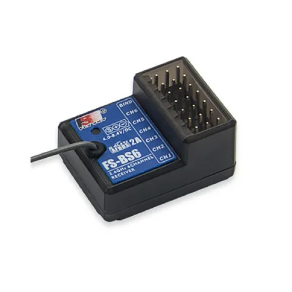 Flysky 2.4G 6CH FS-BS6 RC Receiver Built-in Gyro Fail-Safe for FS-GT5 FS-IT4S Transmitter